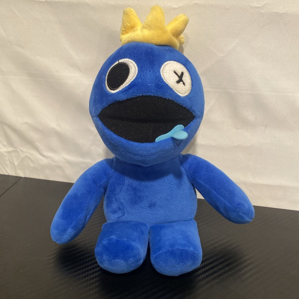 Rainbow Friends Blue Plush 10 Inch Tall Plushie‎ Doll figure Game Toys